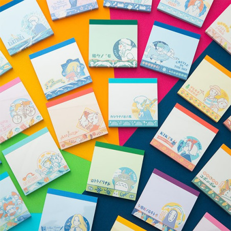 Collection of 24 Mini Memo Set -  Studio Ghibli