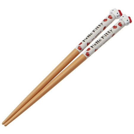 Baguettes en bois 16,5 cm Kawai Kitty - Hello Kitty