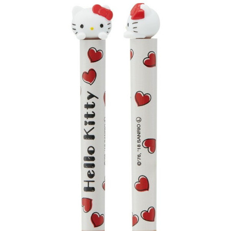 Baguettes en bois 16,5 cm Kawai Kitty - Hello Kitty