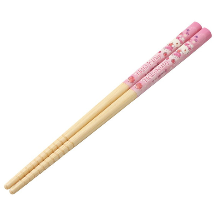 Baguettes en bois 16,5 cm Sweety rose - Hello Kitty
