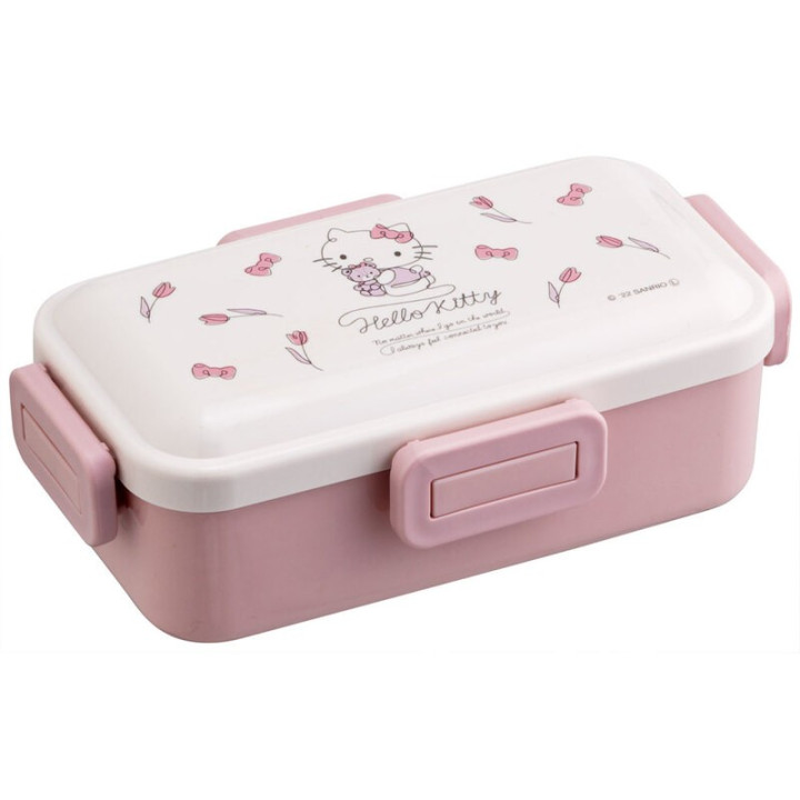 4 locks Lunch box 530ml Kitty-chan - Hello Kitty