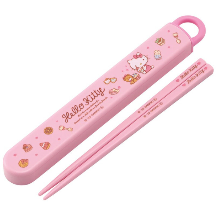 Boîte de Baguettes 16,5 cm Sweety rose - Hello Kitty
