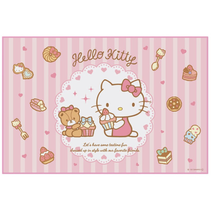 Nappe Pique-nique 90x60 cm Sweety rose - Hello Kitty