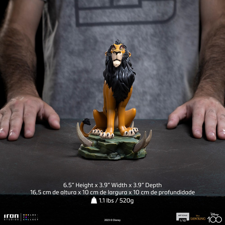 The Lion King - Scar art scale 1/10
