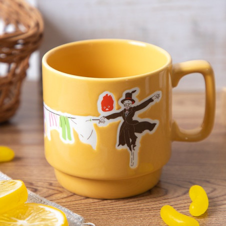 Mug couleur gauffré Grande lessive - Le Château ambulant