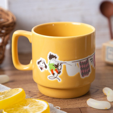Mug couleur gauffré Grande lessive - Le Château ambulant