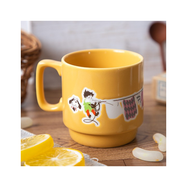 Mug couleur gauffré Grande lessive - Le Château ambulant