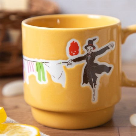Mug couleur gauffré Grande lessive - Le Château ambulant