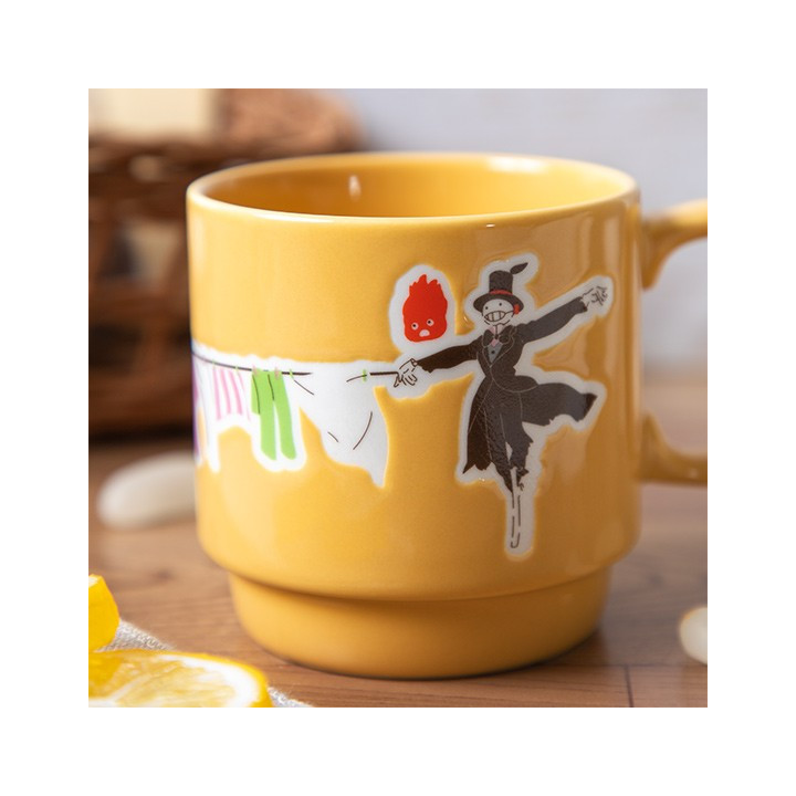 Mug couleur gauffré Grande lessive - Le Château ambulant