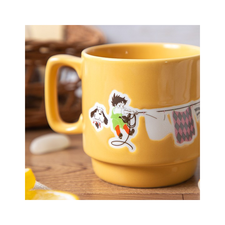 Mug couleur gauffré Grande lessive - Le Château ambulant