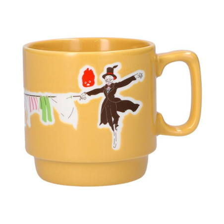 Mug couleur gauffré Grande lessive - Le Château ambulant