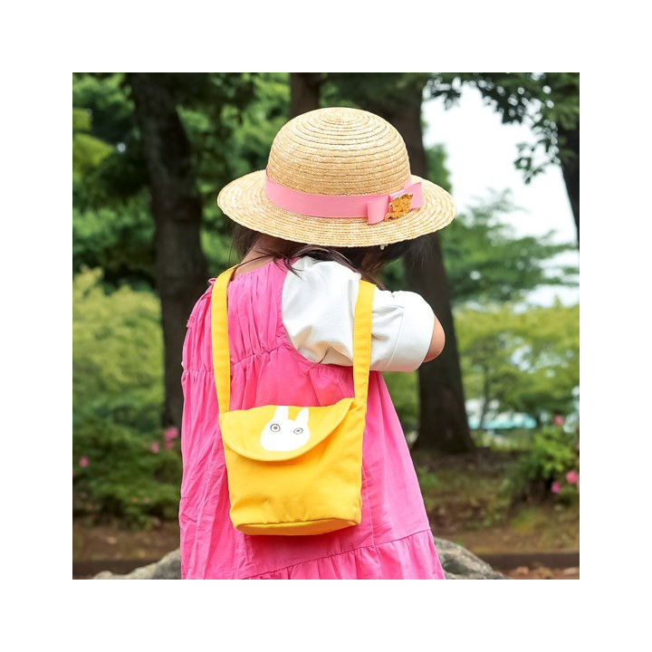 Pochette jaune Totoro Blanc - Mon Voisin Totoro