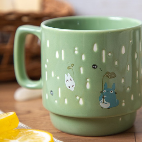 Mug couleur gauffré Totoro Parapluie - Mon Voisin Totoro