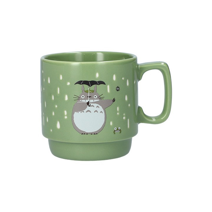 Coloful embossed mug Totoro Holding Umbrella - My Neighbor Totoro