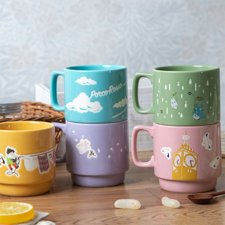 Mug couleur gauffré Totoro Parapluie - Mon Voisin Totoro
