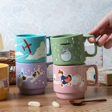 Mug couleur gauffré Totoro Parapluie - Mon Voisin Totoro
