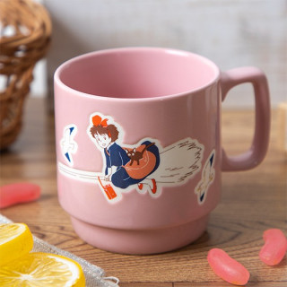 Mug couleur gauffré Kiki vole - Kiki La Petite Sorciere 
