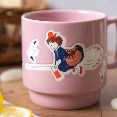 Mug couleur gauffré Kiki vole - Kiki La Petite Sorciere 