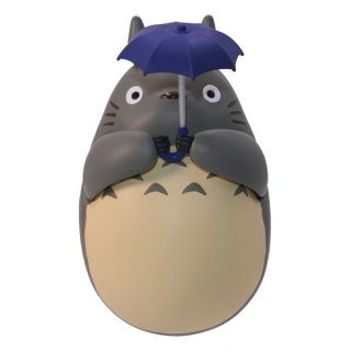 Figurine Culbuto Totoro Gris avec feuille - Mon Voisin Totoro