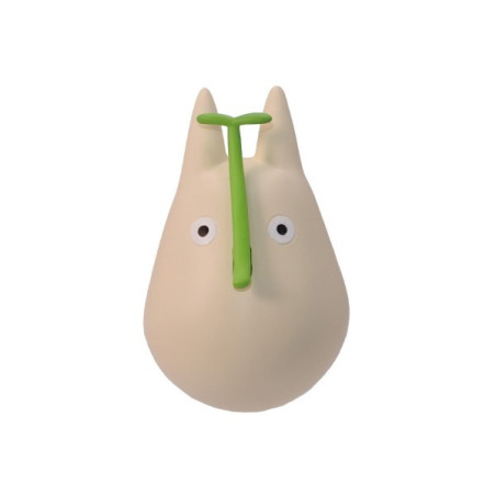 Figurine Culbuto Totoro Blanc avec feuille - Mon Voisin Totoro