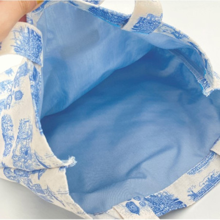 Tote Bag Bleu Nostalgie - Si tu tends l’oreille