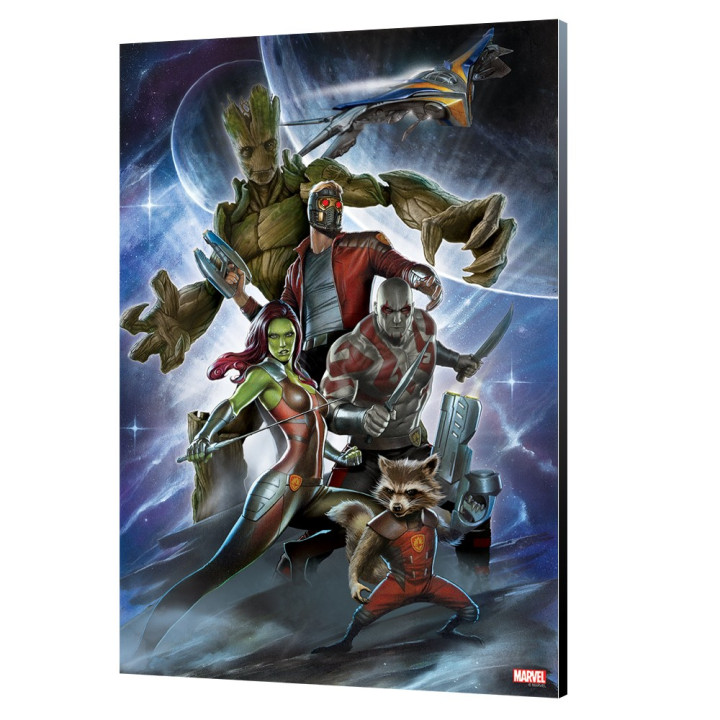 Tableau Guardians of the Galaxy 03 - The guardians 35x50cm