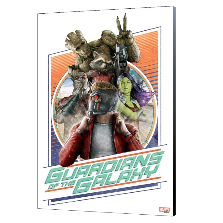 Tableau Guardians of the Galaxy 01 - Retro 35x50cm