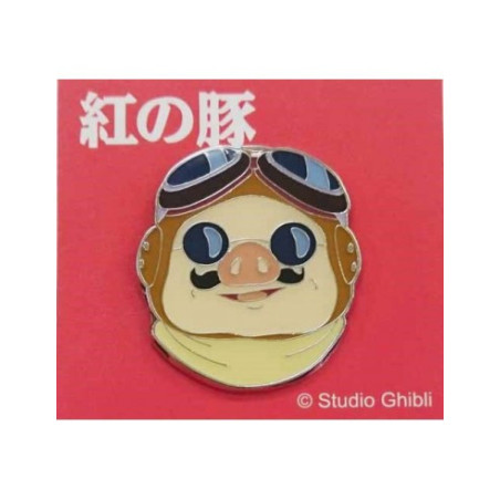 PINS MARCO BIG HEAD - PORCO ROSSO