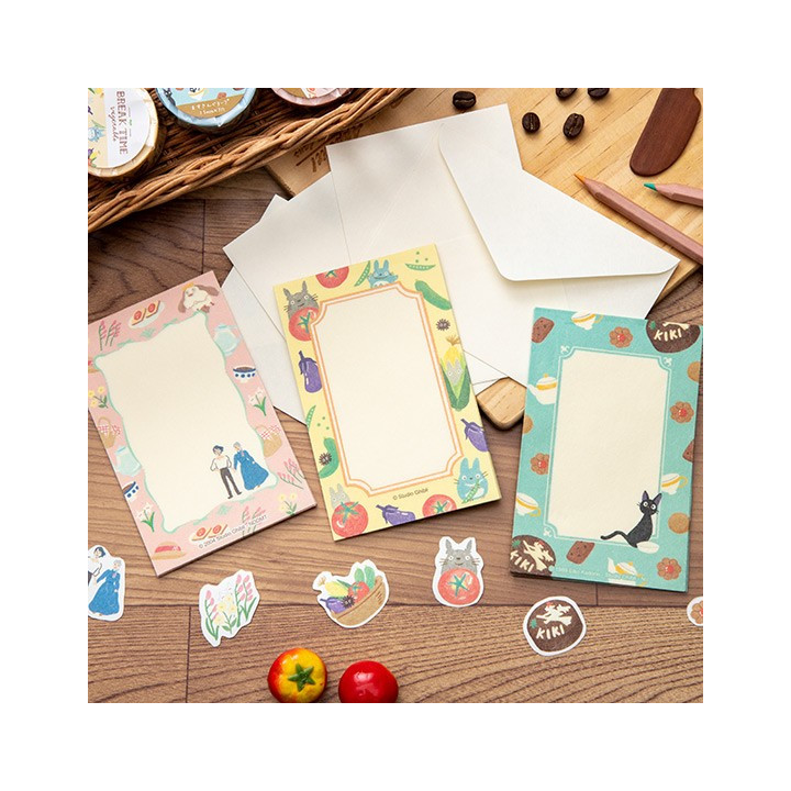 Papier à lettres Break Time Fleurs - Le Château Ambulant