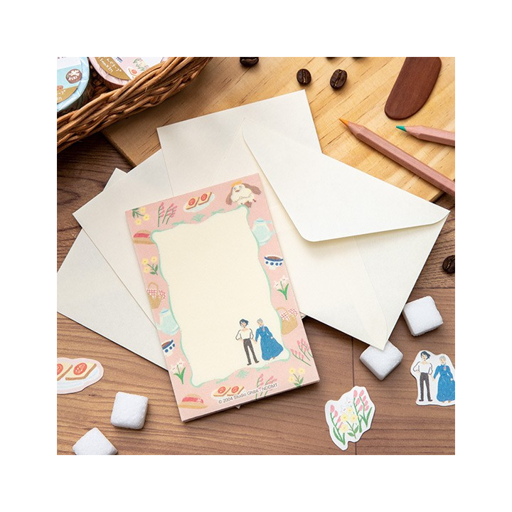 Papier à lettres Break Time Fleurs - Le Château Ambulant