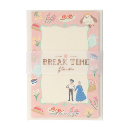 Papier à lettres Break Time Fleurs - Le Château Ambulant