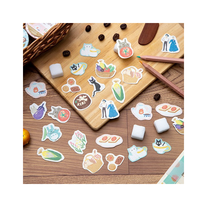 Set de stickers Break Time Légumes - Mon Voisin Totoro