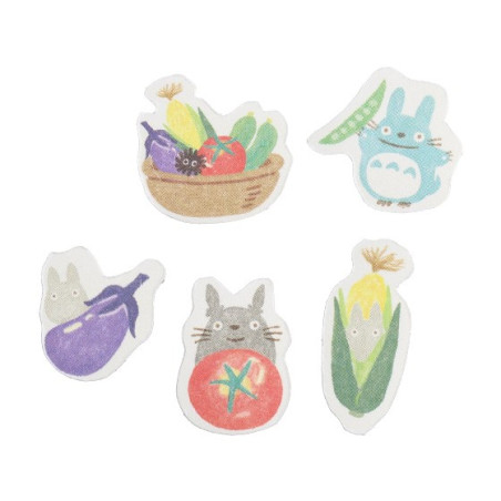 Sticker set Break Time Vegetables - My Neighbor Totoro