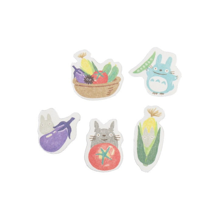Set de stickers Break Time Légumes - Mon Voisin Totoro