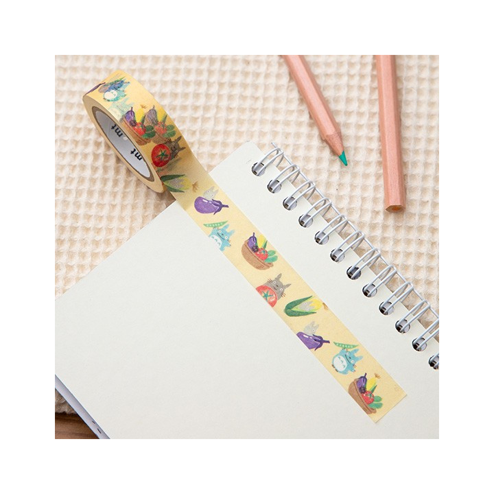 Masking Tape Break Time Légumes - Mon Voisin Totoro