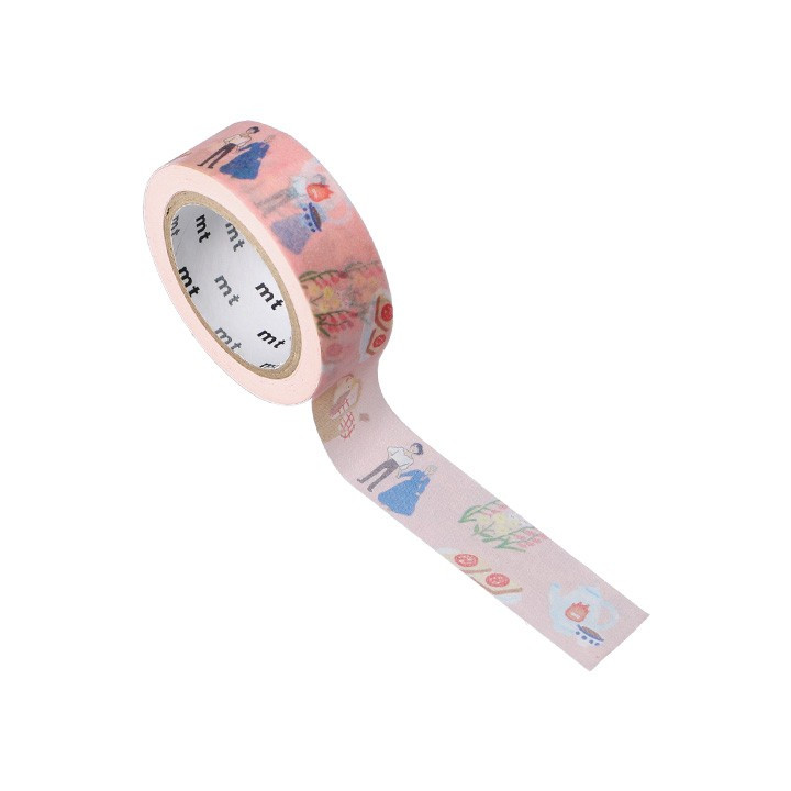 Masking Tape Break Time Fleurs - Le Château Ambulant