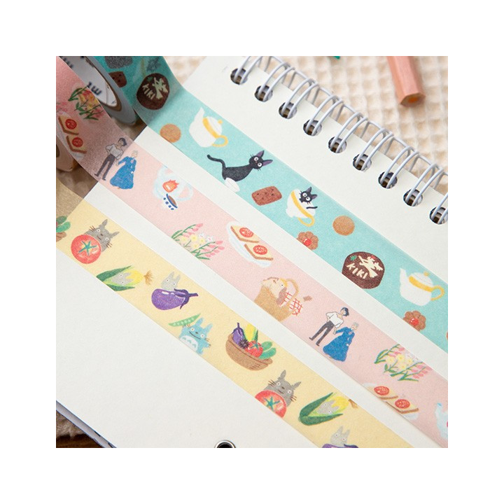 Masking Tape Break Time Fleurs - Le Château Ambulant