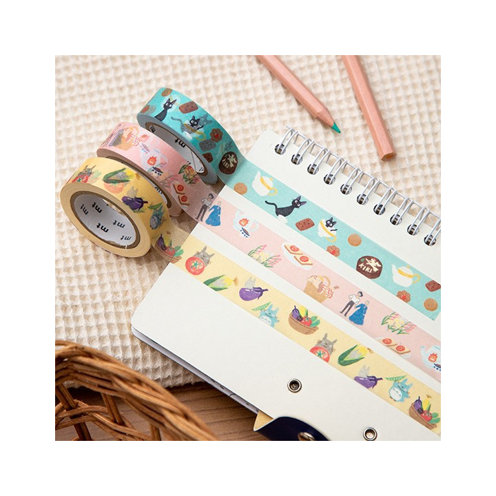 Masking Tape Break Time Fleurs - Le Château Ambulant