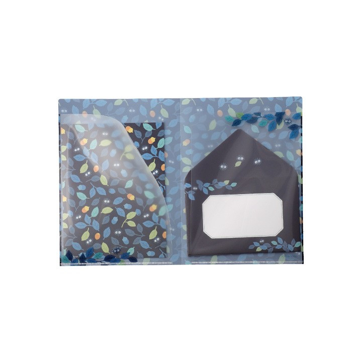 Papier à lettres et chemise Noiraudes Feuillage - Mon Voisin Totoro