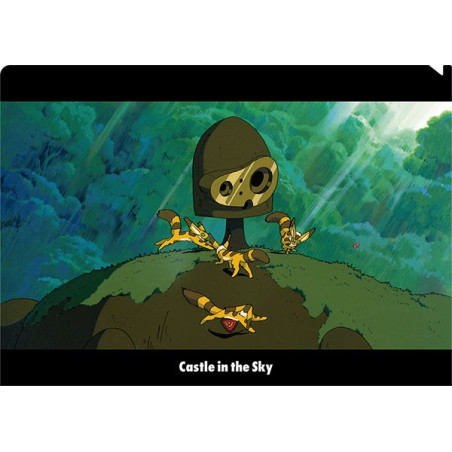 A4 Size Clear Folder Gardner Robot Gardener - Castle in the sky