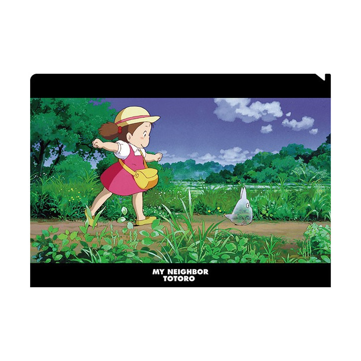 A4 Size Clear Folder Mei & Totoro walking - My Neighcor Tortoro