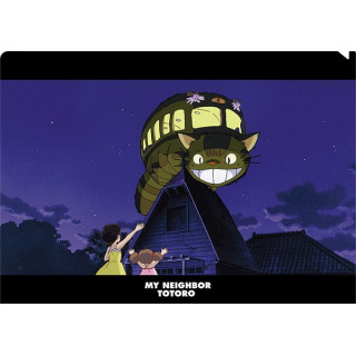 A4 Size Clear Folder Catbus on the Roof - My Neighcor Tortoro