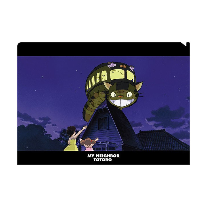 A4 Size Clear Folder Catbus on the Roof - My Neighcor Tortoro