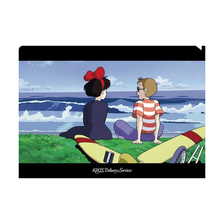 Chemise A4 Kiki & Tombo au bord de la mer - Kiki La Petite Sorcière