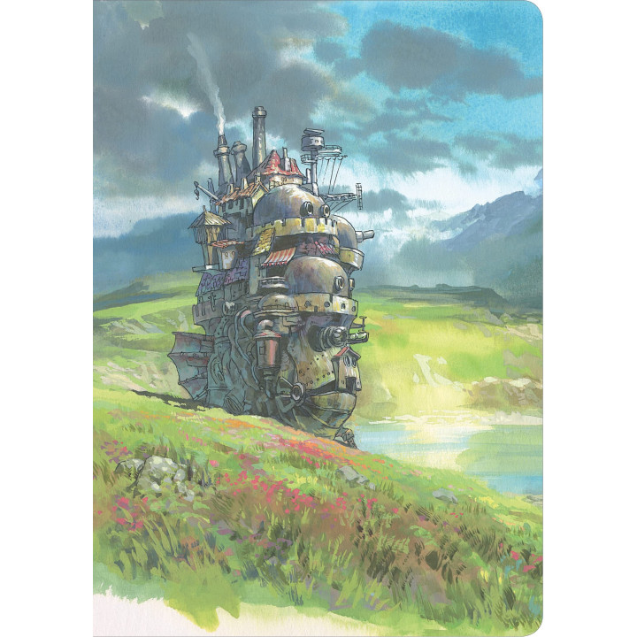 Flexi Journal Moving Castle watercolour - Howl’s Moving Castle