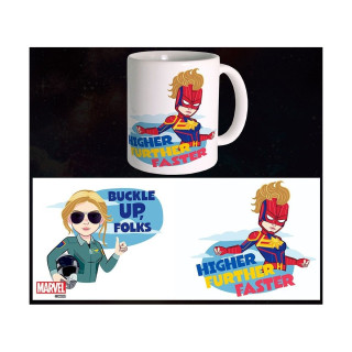MARVEL MUG CAPTAIN MARVEL - BUCKLE UP