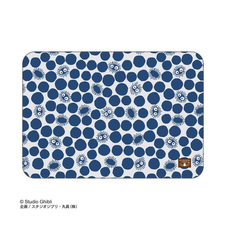 Couverture moirée Noiraude silhouette 70x100 cm - Mon Voisin Totoro