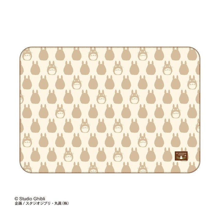Couverture moirée Totoro silhouette 70x100 cm - Mon Voisin Totoro