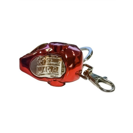 PORTE-CLÉS IRON MAN CASQUE (COULEUR) MÉTAL - MARVEL 