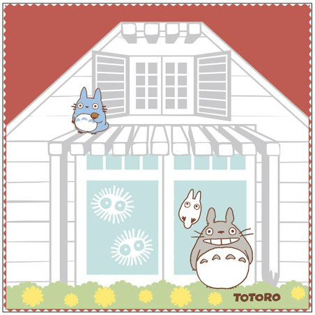 Mini Serviette Maison de Satsuki & Mei 25x25 cm - Mon Voisin Totoro
